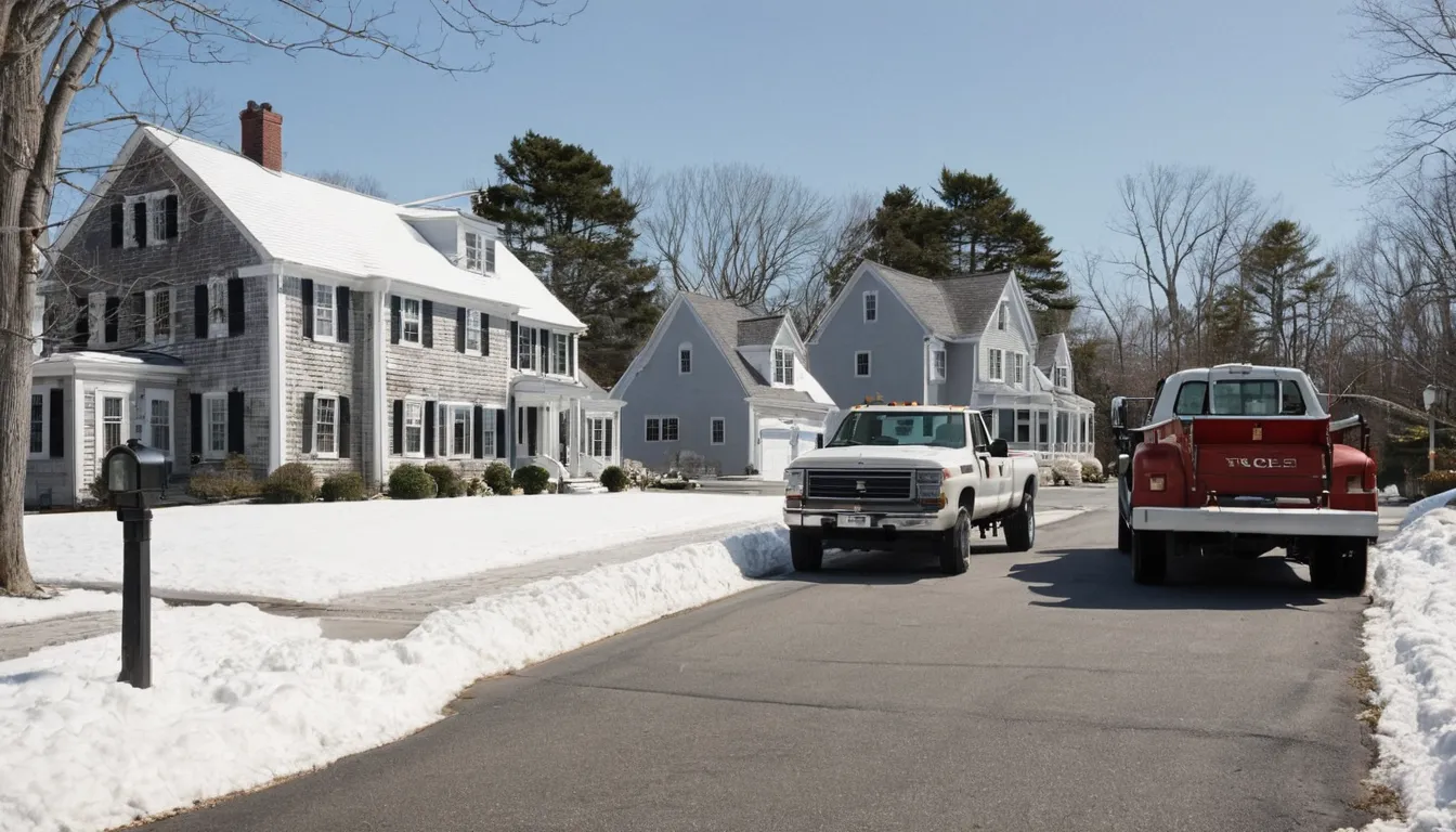 Snowy street of older Cape Cod style homes across the West Mifflin area